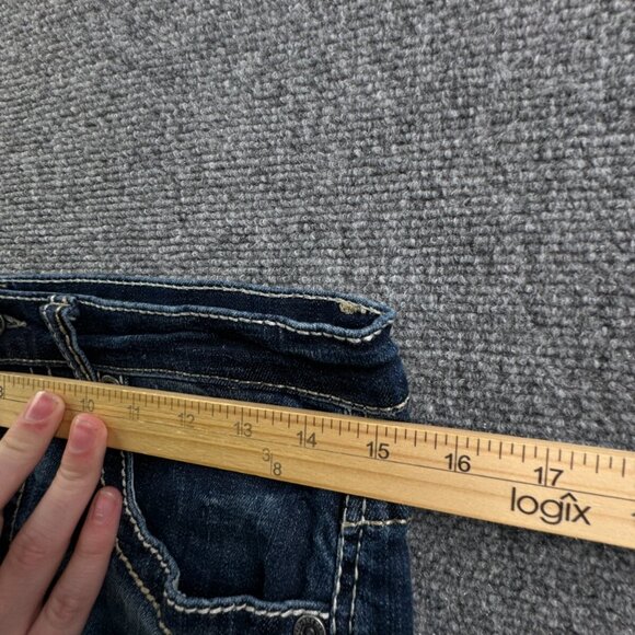 Buckle BKE Henry Straight Jeans Dark Wash Blue Premium Stretch Denim ACTL 30x31 - Picture 15 of 16